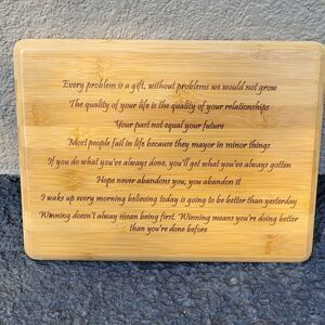 Cutting Board Engraved 